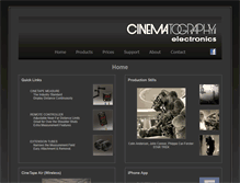 Tablet Screenshot of cinemaelec.com